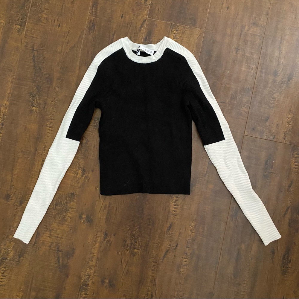 Zara color block L/S top